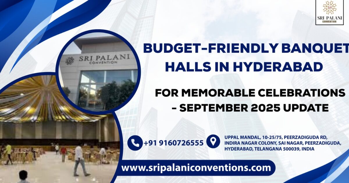 Sri Palani Convention Hall Hyderabad - Best Budget Banquet Hall for Weddings & Events 2025